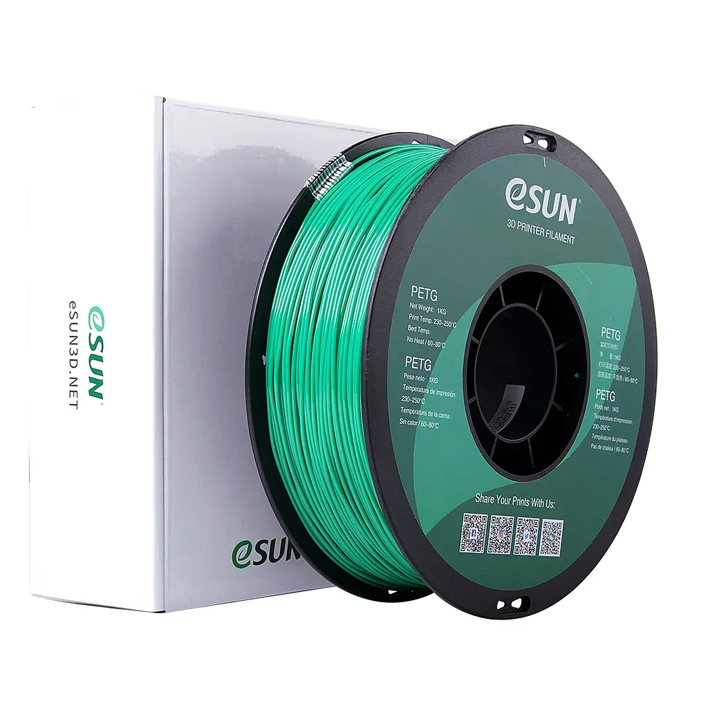 Пластик для 3D-принтера eSUN PETG 1,75mm 1kg SOLID GREEN (PETG-P175SG1) - фото 4