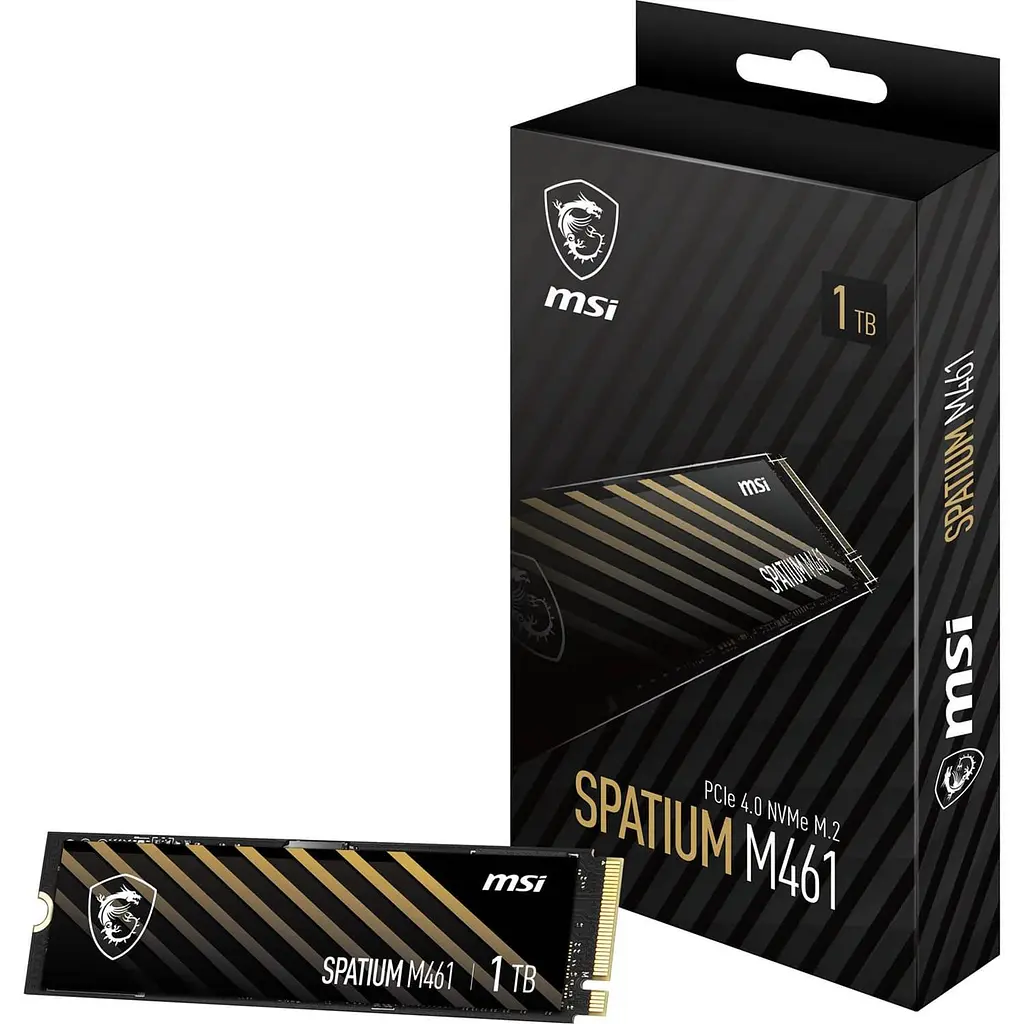 Накопичувач SSD MSI m.2 NVMe 1TB Spatium M461 2280 PCIe 4.0x4 NVMe 3D NAND TLC (S78-440L1D0-P83) - фото 5