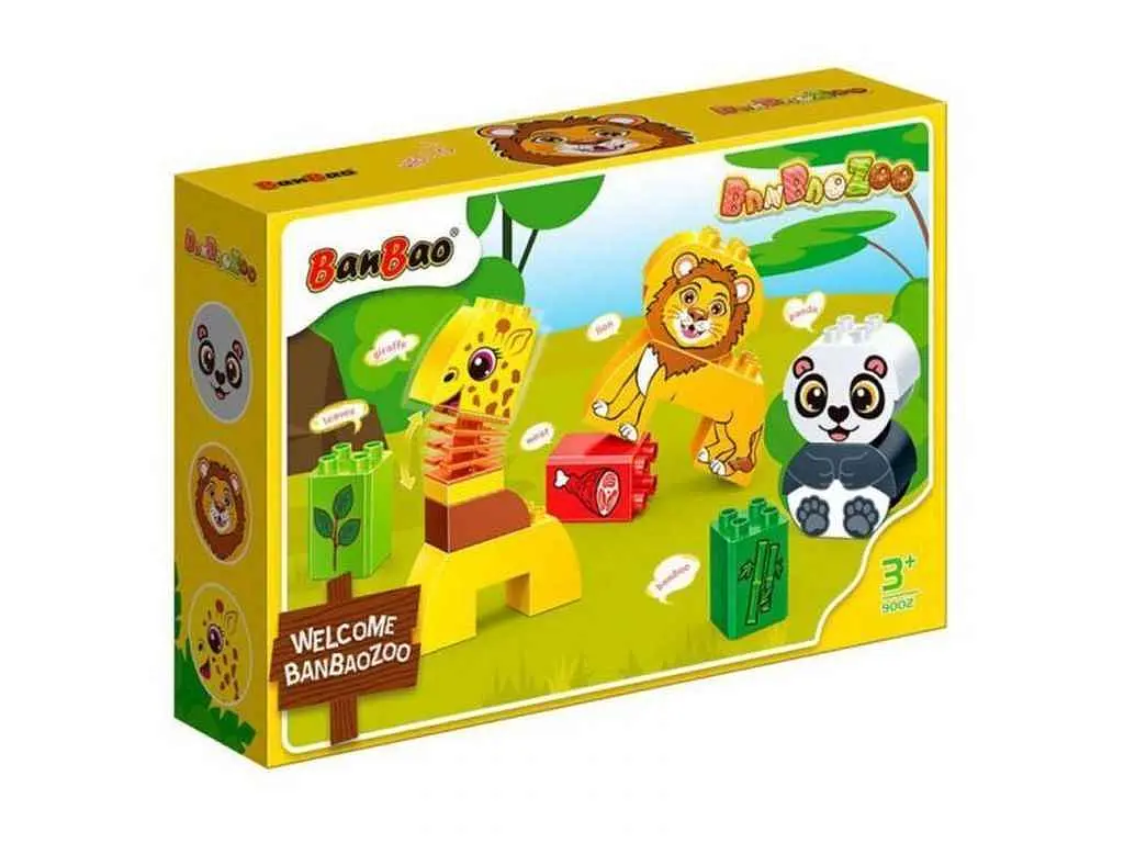Конструктор "BanBaoZOO" 11ел. Сафарі ТМ"BANBAO"