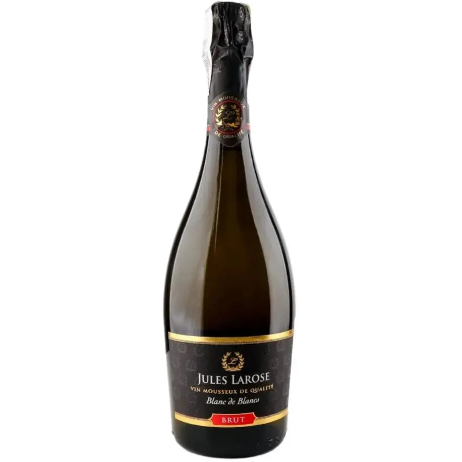 Вино ігристе Jules Larose Blanc de Blancs Brut біле брют 11% 0.75 л (687239)