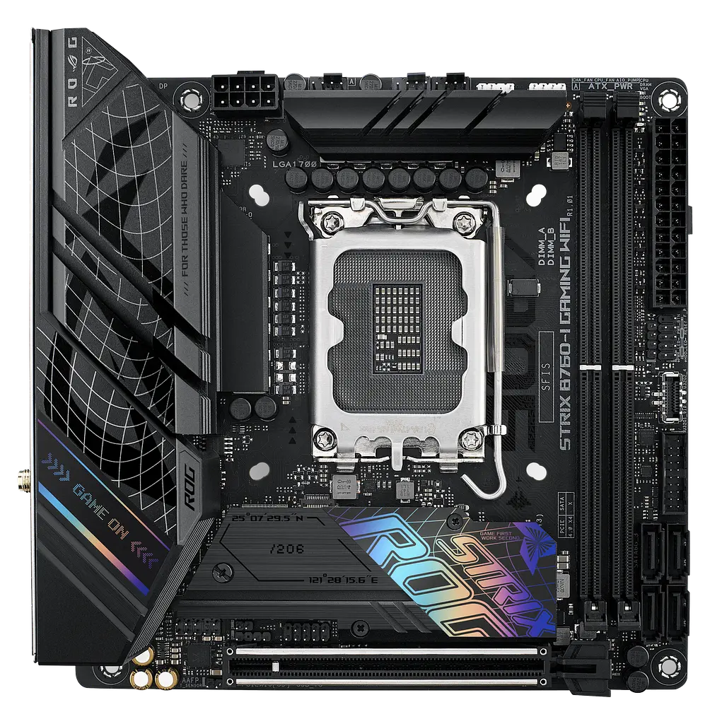 Материнська плата Asus B760-I ROG Strix Gaming Wi-Fi LGA 1700 (ROG STRIX B760-I GAMING WIFI) - фото 2