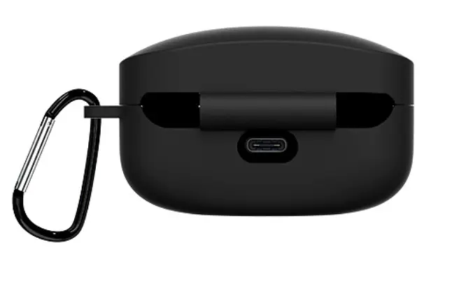 Чехол-накладка DK Silicone Candy Friendly с карабином для Sony WF-1000XM4 (black) - фото 4