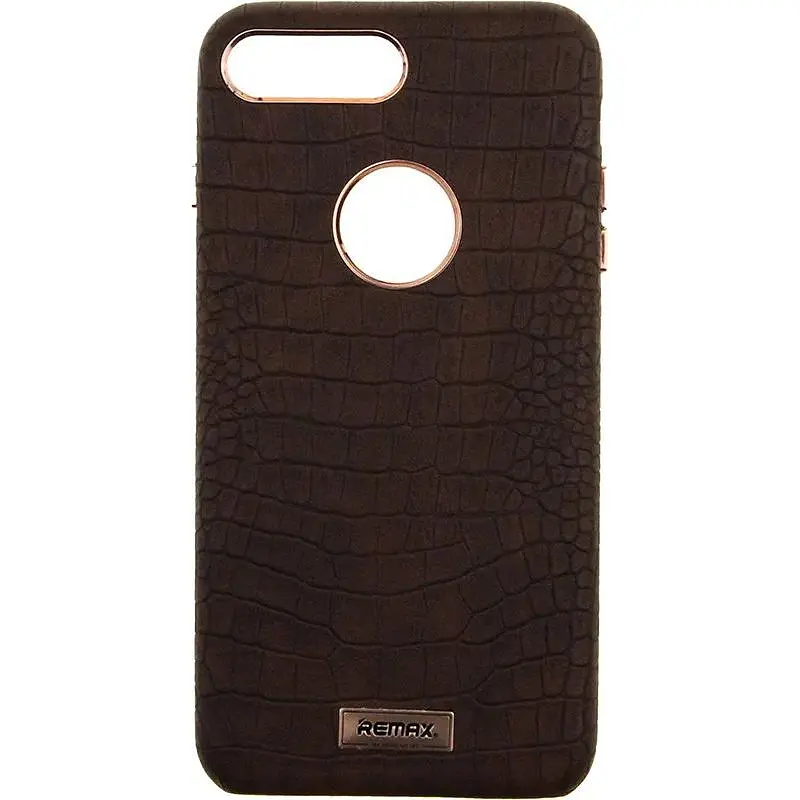 Чохол-накладка Remax Maso Series for iPhone 7 Plus Brown - фото 3