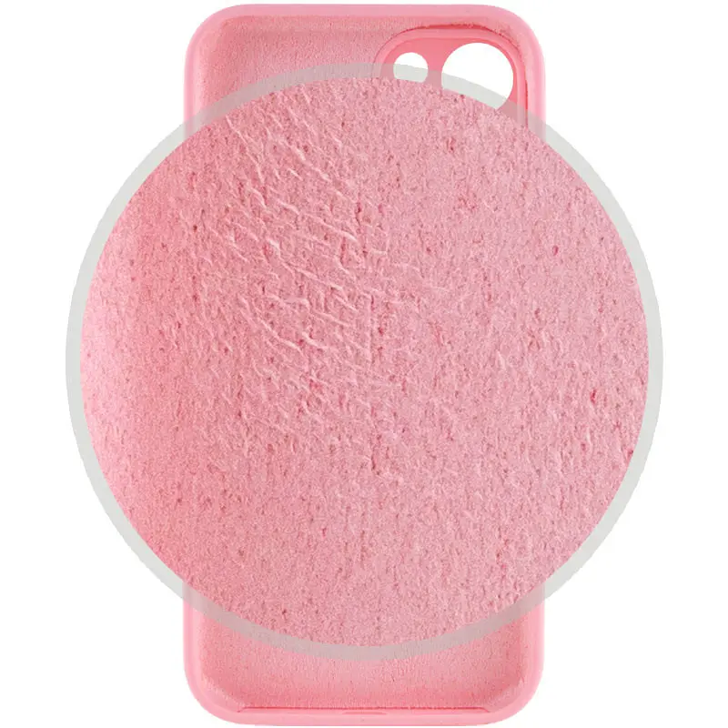 Чохол Silicone Case Full Camera Protective AA Apple iPhone 13 6.1" Розовий / Light pink - фото 3