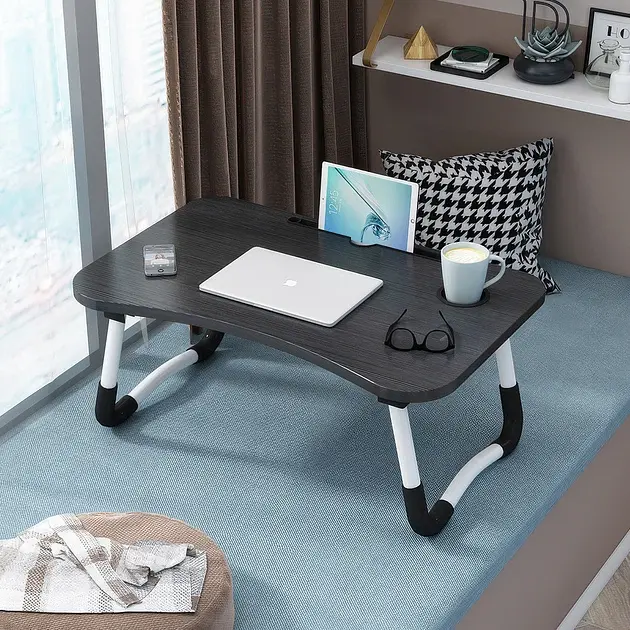 Столик для ноутбука в ліжко UFT T36 Black 60 x 40 x 25.5 см - фото 2