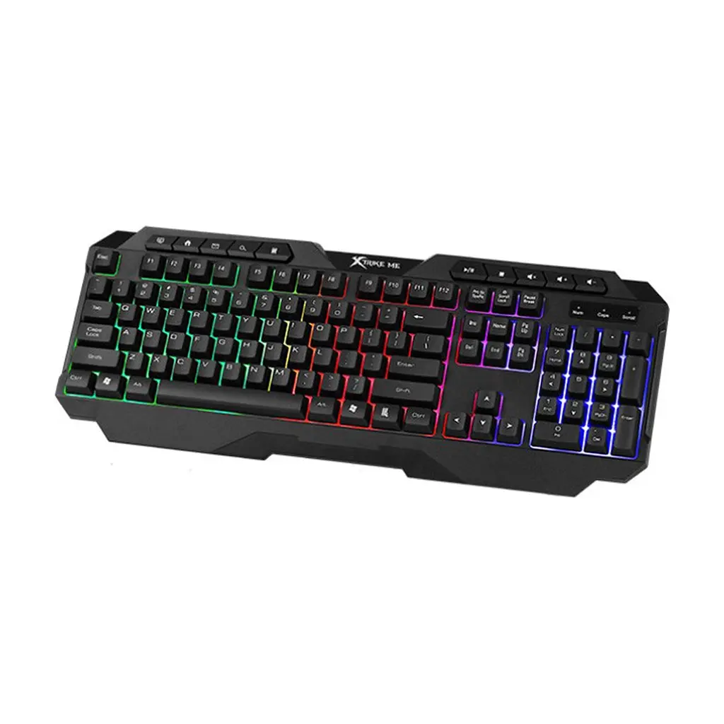 Клавіатура Xtrike ME KB-306 LED USB UA Black (KB-306UA) - фото 4