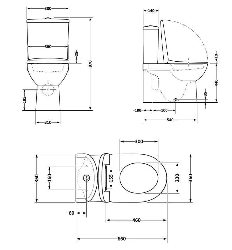 Унітаз підлоговий Qtap Robin New Ultra Quiet з сидінням Slim Duroplast/ Soft-close/ Quick Release QT13226083AW - фото 10