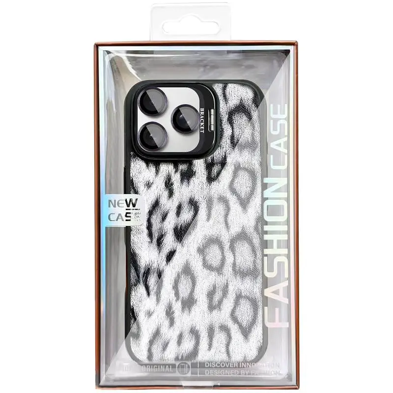 Чохол Epik TPU+PC Wild Leopard with MagSafe and Lens для Apple iPhone 15 Pro (6.1) Black - фото 2