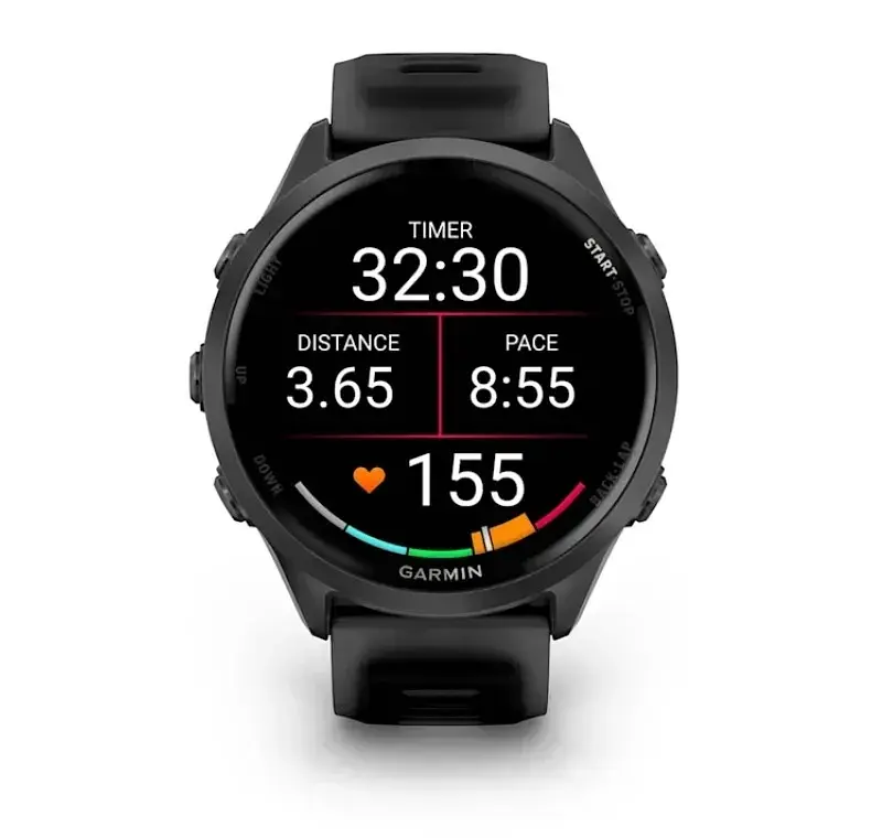 Смарт-годинник Garmin Forerunner 570 47mm Slate Gray with Black/Translucent Black Silicone with Slate Buckle (010-02971-40) - фото 6