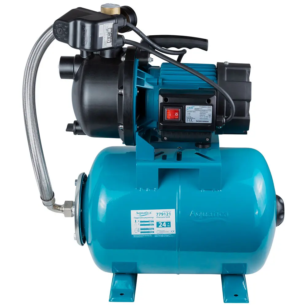Насосна станція AquaticaLeo EKJ-1202PA5/UA 1.2КВт Hmax 48м Qmax 80л/хв 775309/24 - фото 3