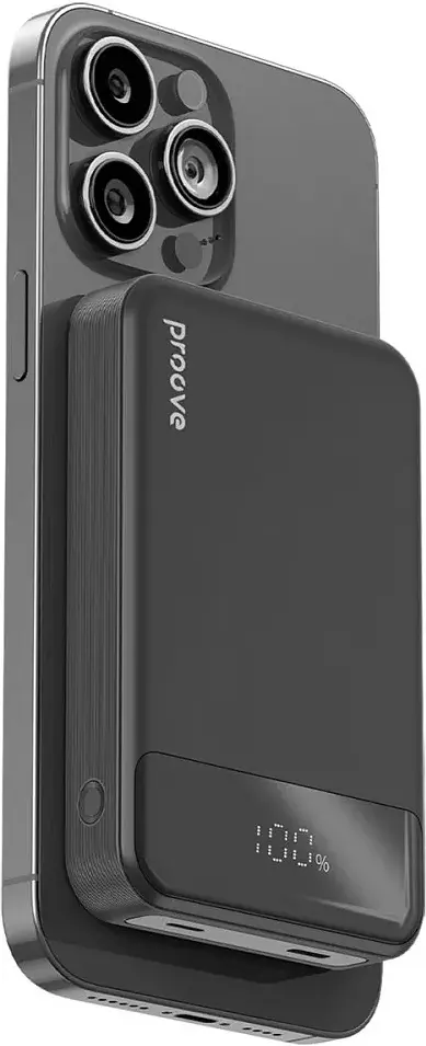 Портативний акумулятор Proove Hoodman Magnetic 20W 10000mAh black (PBH120010001) - фото 2