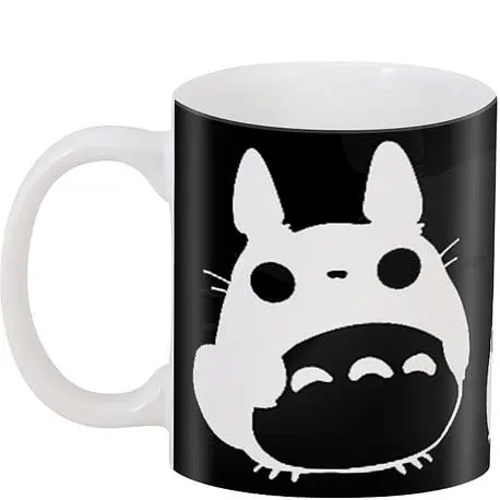Кухоль GeekLand Мій сусід Тоторо My Neighbor Totoro чорно-білий NT.02.038 330 мл білий - фото 3