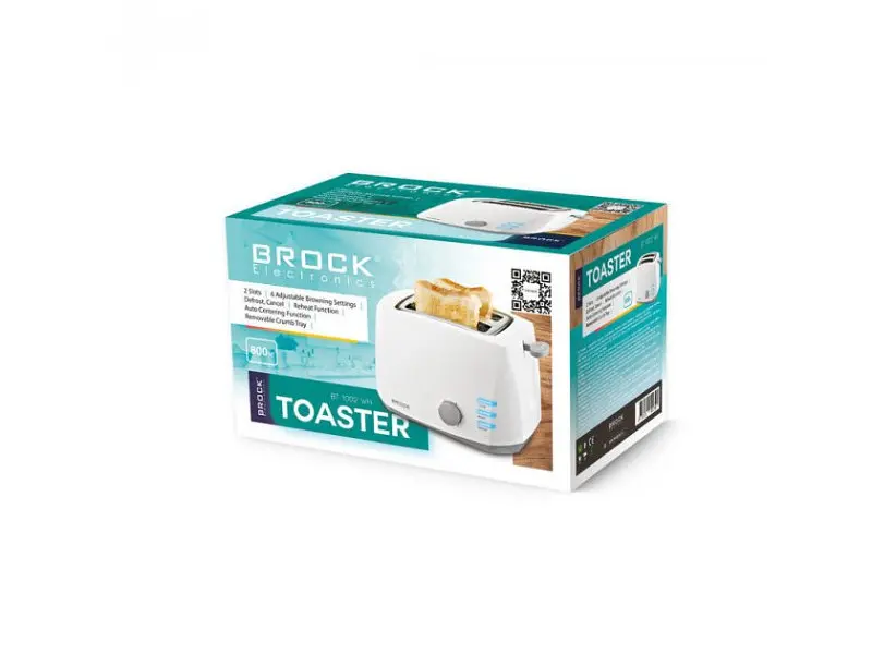 Тостер BROCK BT 1002 WH - фото 2