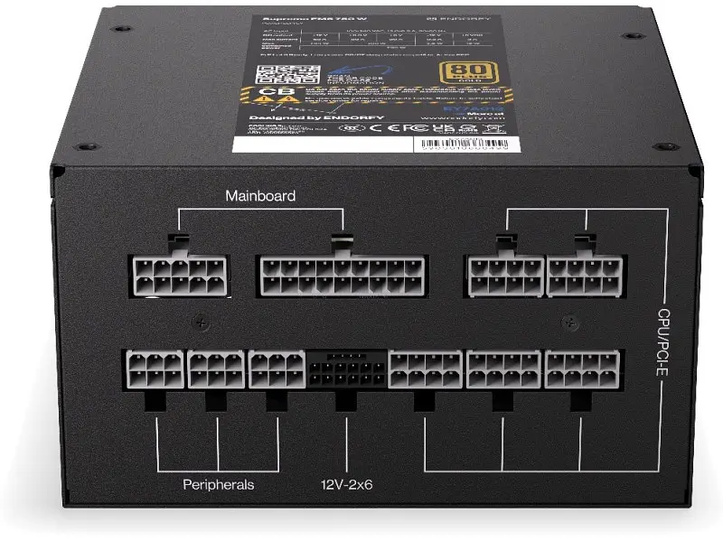 Блок живлення ENDORFY Supremo FM6 750W (EY7A013) - фото 7