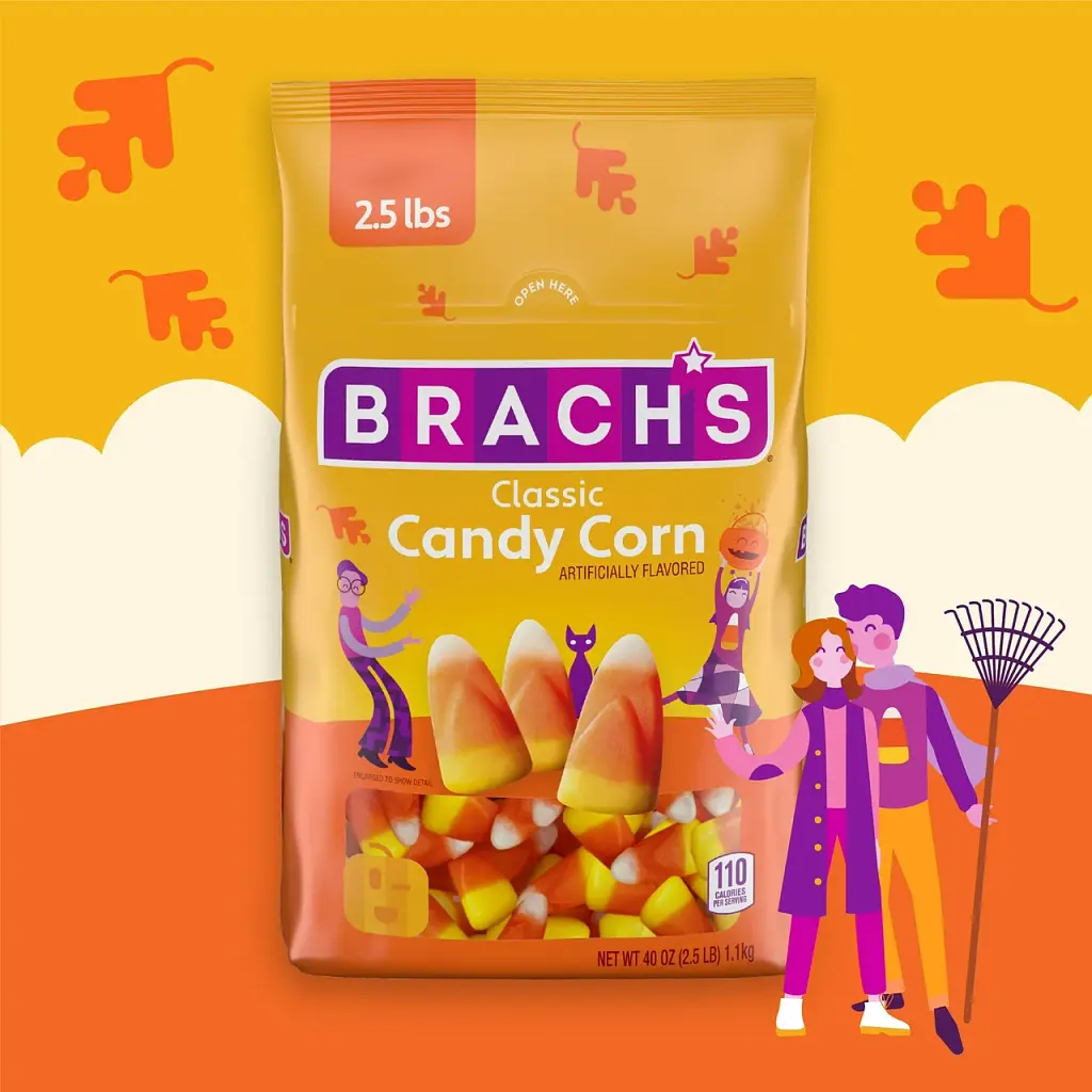 Жувальні цукерки Brach's Halloween Classic Candy Corn 1134 г - фото 5