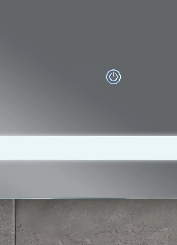 Дзеркало Mixxus TWEE MR09-80x60-Reverse (LED Touch, антизапотівання, димер, регулювання яскравості) MI6660 - фото 6