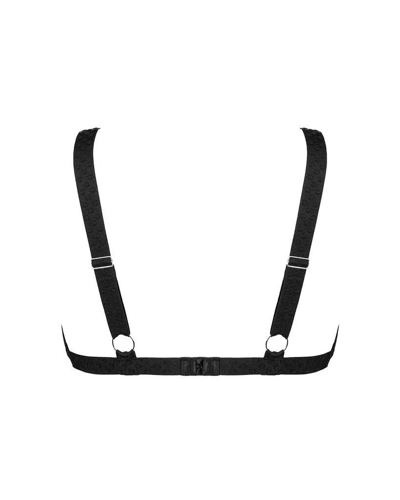 Кружевной бюстгальтер с треугольной чашкой Obsessive Estiqua bra XS/S - фото 4