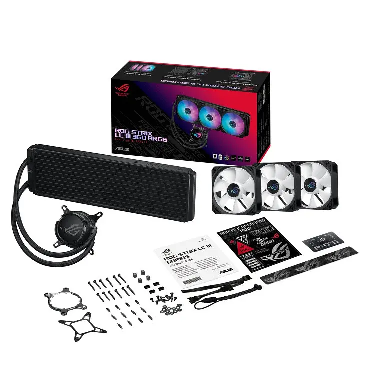 Система водяного охолодження Asus ROG Strix LC III 360 ARGB (90RC00T1-M0UAY0) - фото 7