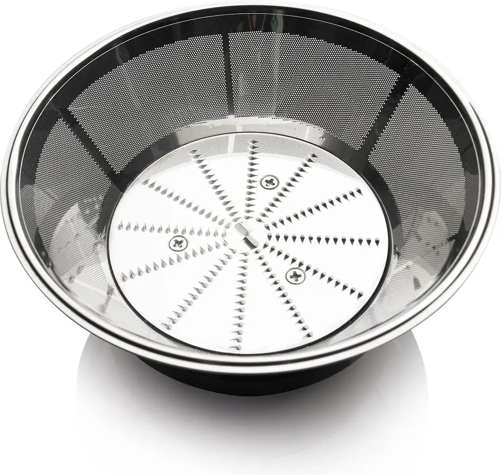 Gorenje Соковитискач відцентрований 800Вт, чаша-1.1л, макуха-1.5л, жолоб на ціле яблуко, пластик/метал, чорний - фото 5