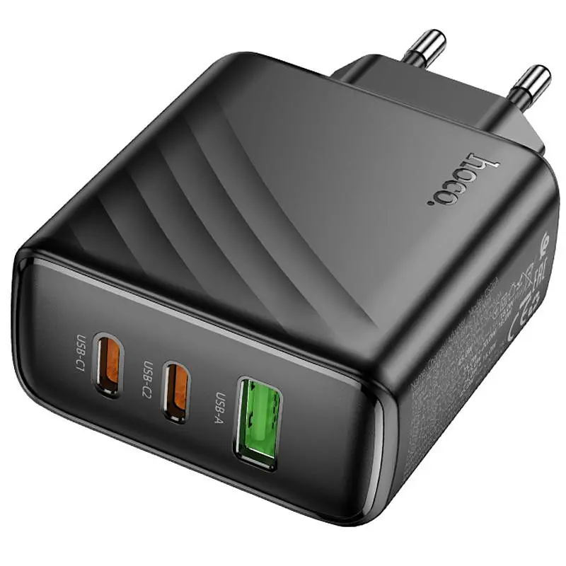 МЗП Hoco CS26A Article PD45W (1USB-A/2C) Black - фото 2