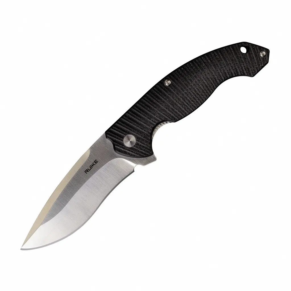 Ніж складаний туристичний Ruike Fang P852-B, (8.9 см) 14C28N/G10 чорний