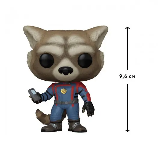 Колекційна фігурка Funko Pop! серії GOTG3 - Єнот Ракета - фото 2