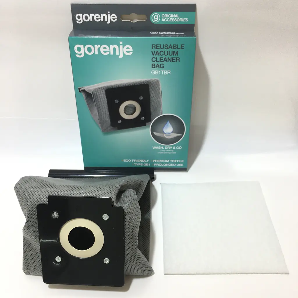 Мешок тканевый + фильтр для пылесоса Gorenje VCK1300EA, VCK1400EA, VC1411B, VC1411CMBU, 570742 - фото 4