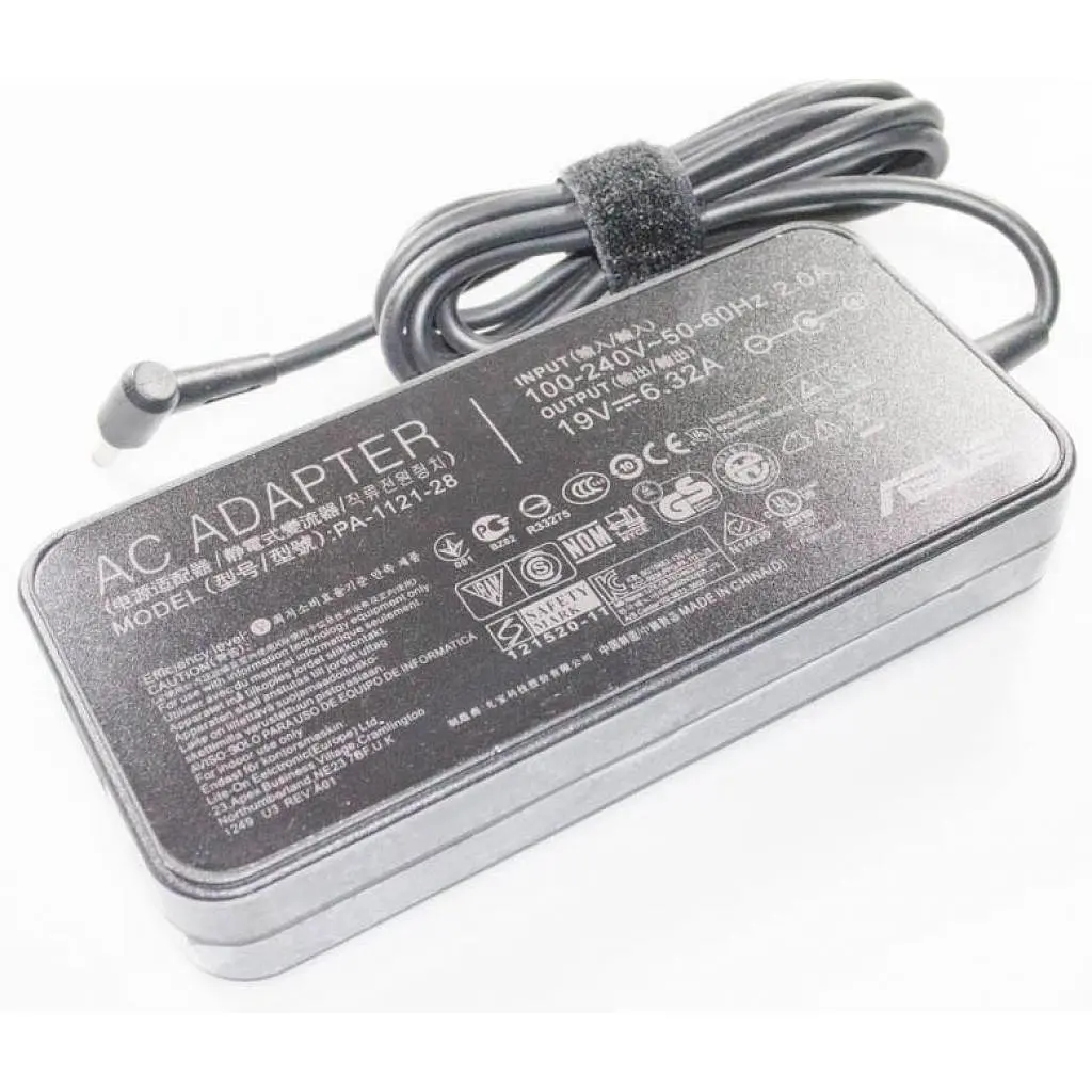 Блок питания к ноутбуку ASUS 120W 19V, 6.32A, разъем 4.5/3.0 (PA-1121-28 A15-120P1A / A40161) - фото 2