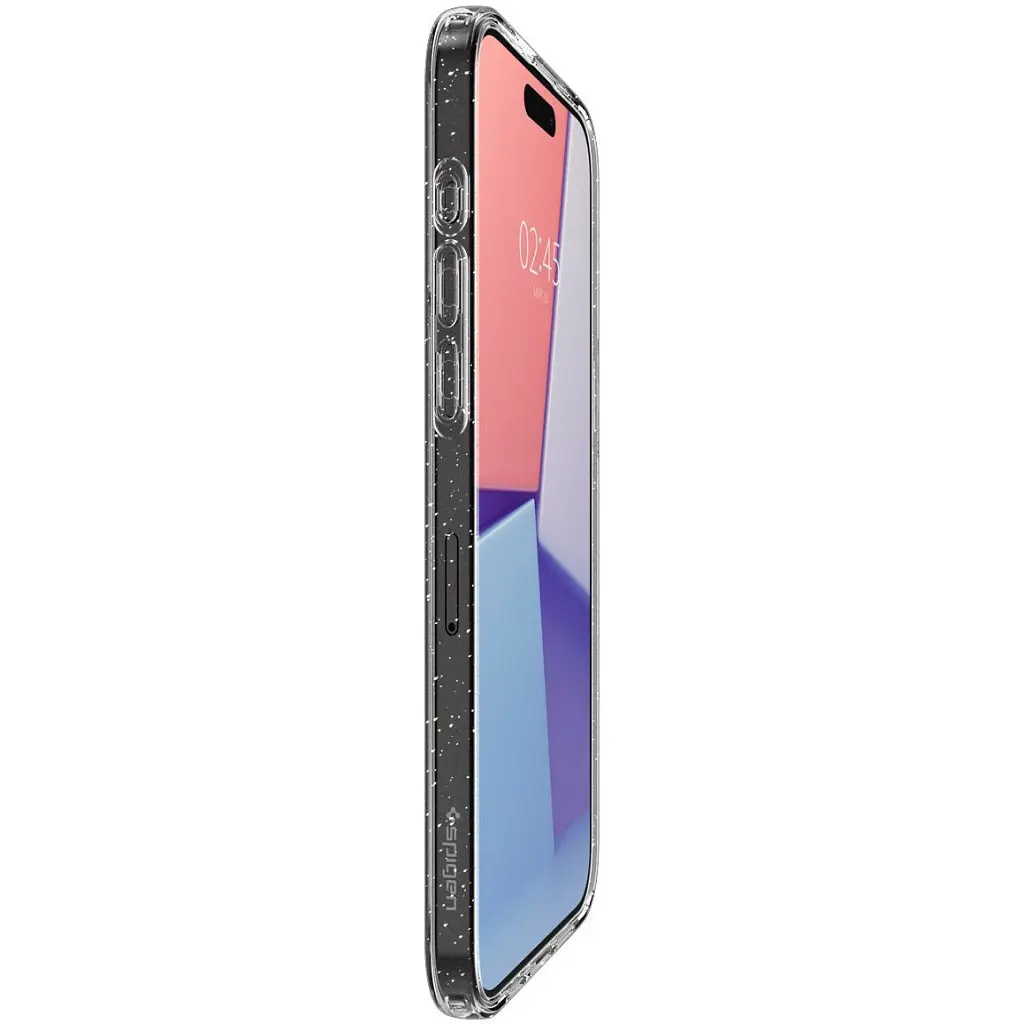 Чехол для мобильного телефона Spigen Apple iPhone 15 Pro Liquid Crystal Glitter Crystal Quartz (ACS06701) - фото 3