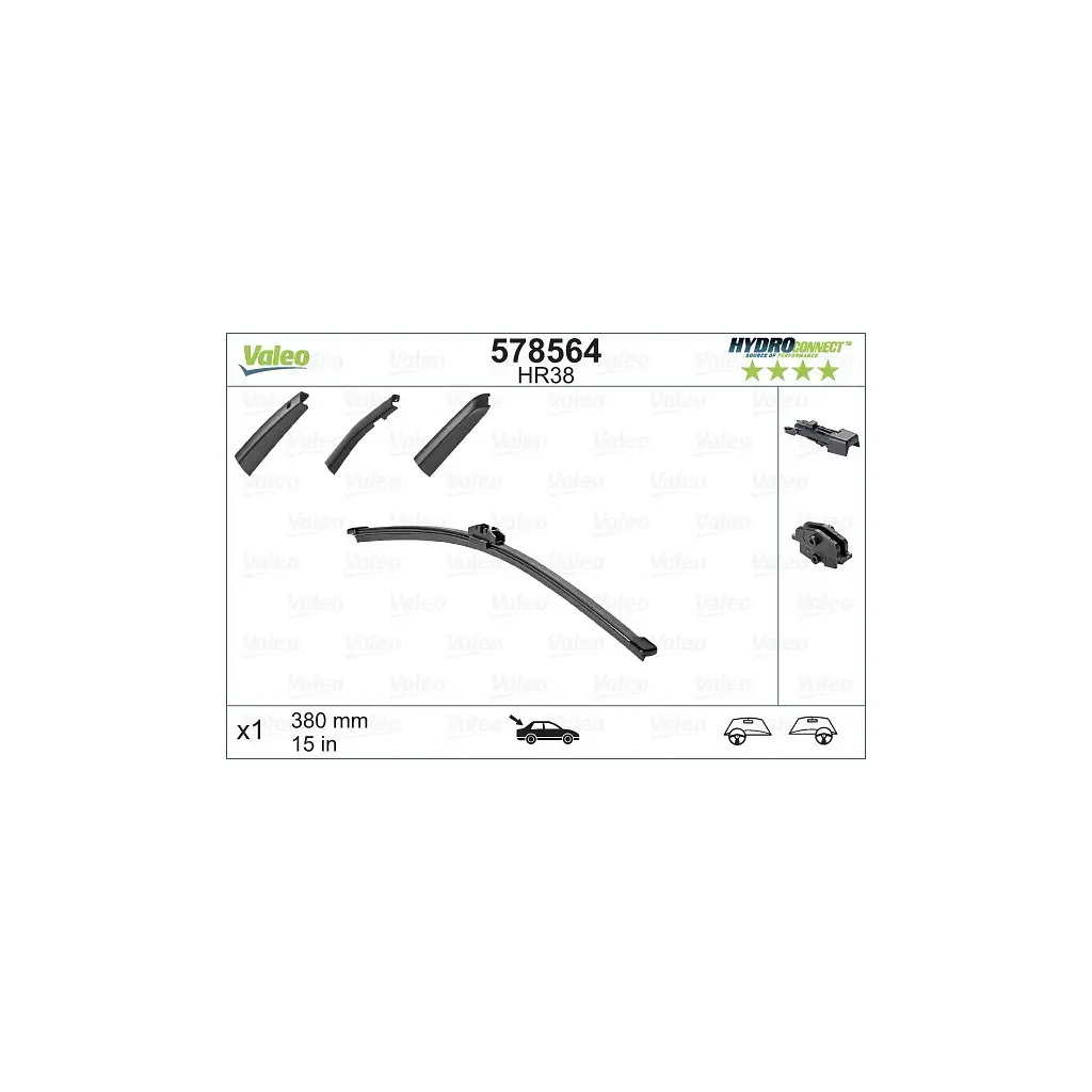 Щітка склоочисника Valeo 578564 - фото 3