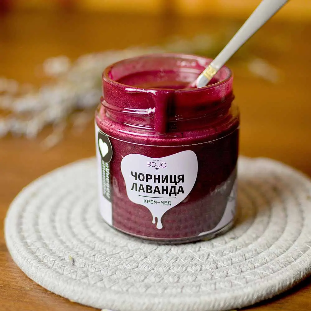 Мед BDJO Чорниця-лаванда 550 г - фото 5