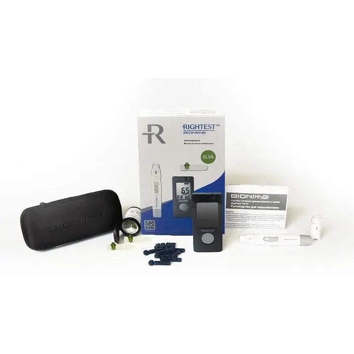 Глюкометр Bionime Rightest Elsa +10 тест полосок - фото 2