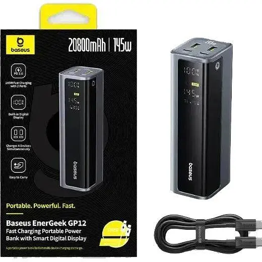 Зовнішній аккумулятор для ноутбуків Baseus EnerGeek GP12 20800 mAh 145W P10082109813-00 - фото 10