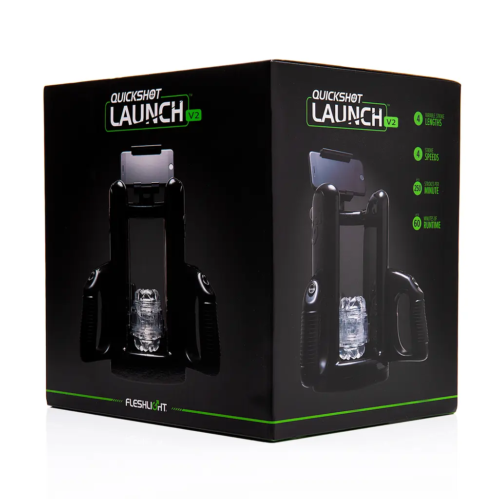 Автоматична секс-машина для чоловіків Fleshlight Quickshot Launch V2, оновлена модель - фото 2