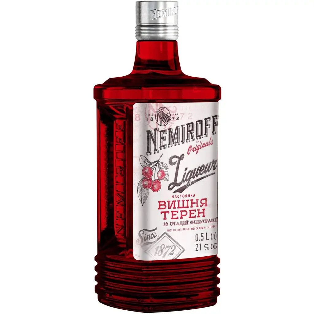 Настоянка Nemiroff Originals Вишня Терен 21% 0.5 л - фото 3