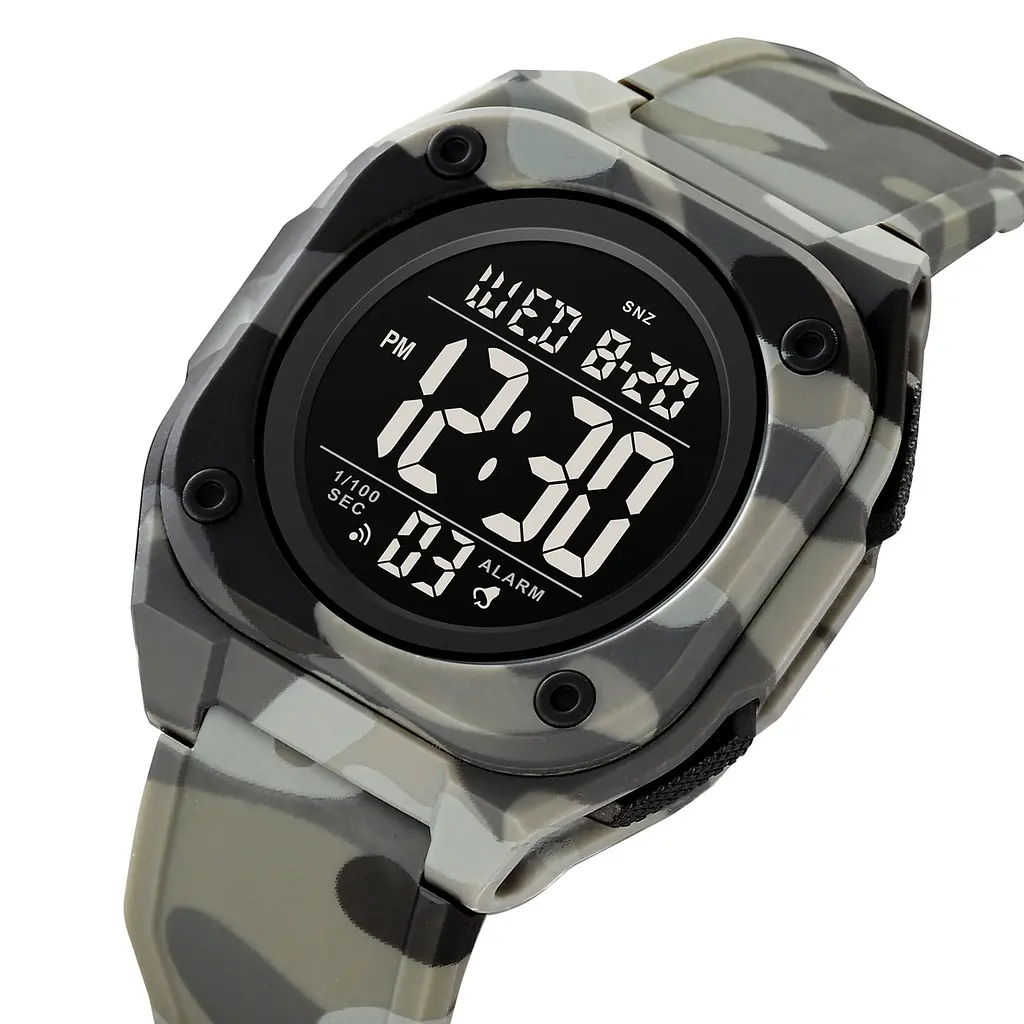 Наручний годинник чоловічий 2160CMGY Camo Grey Skmei acs0030215 - фото 2