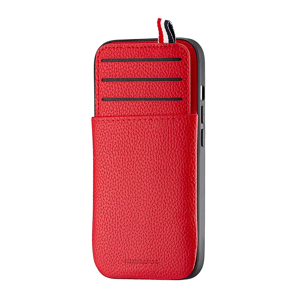 Чохол Jinduka Leather Pocket iPhone 15 Red - фото 4