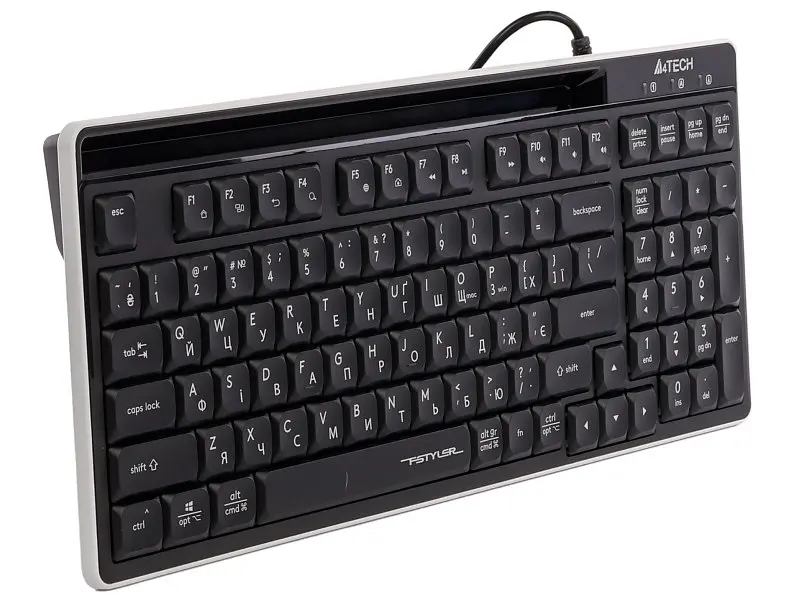 Клавіатура A4Tech Fstyler FX70 Black - фото 2