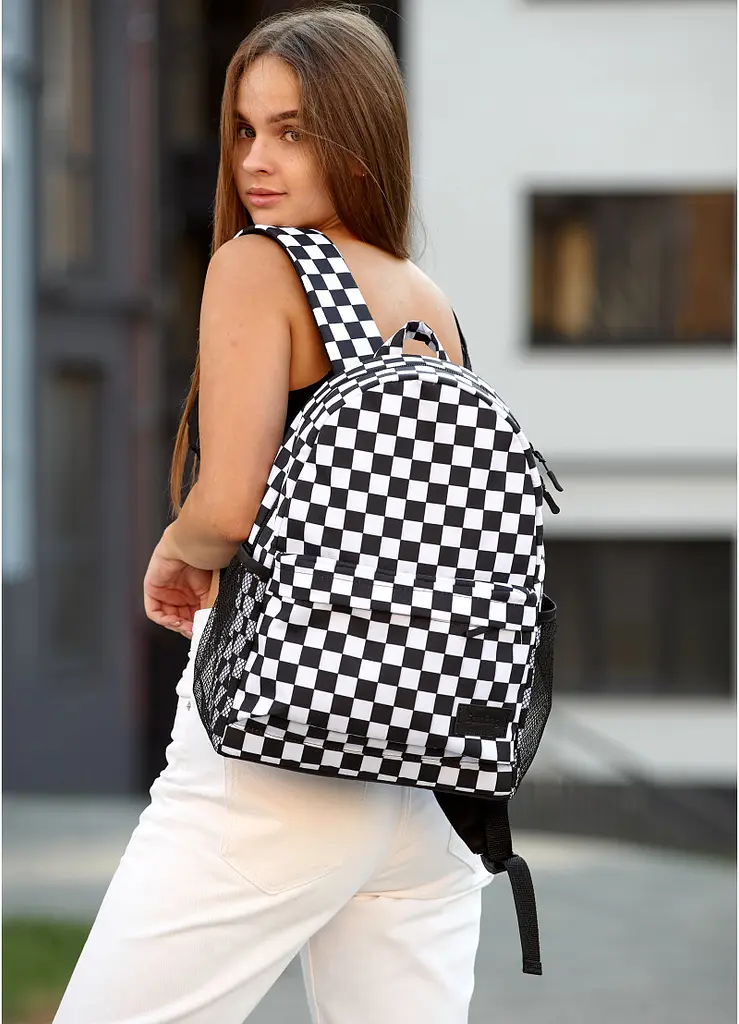 Жіночий рюкзак Sambag BRIX PJT Сhess 40 x 27 x 15 см (11711719)