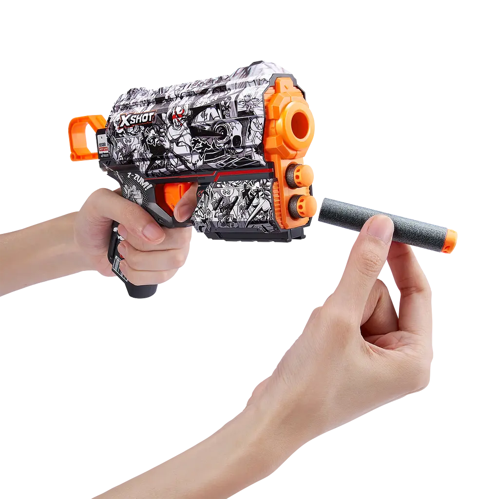 Швидкострільний бластер Zuru X-Shot Skins Flux Illustrate, 8 патронів (36516D) - фото 3