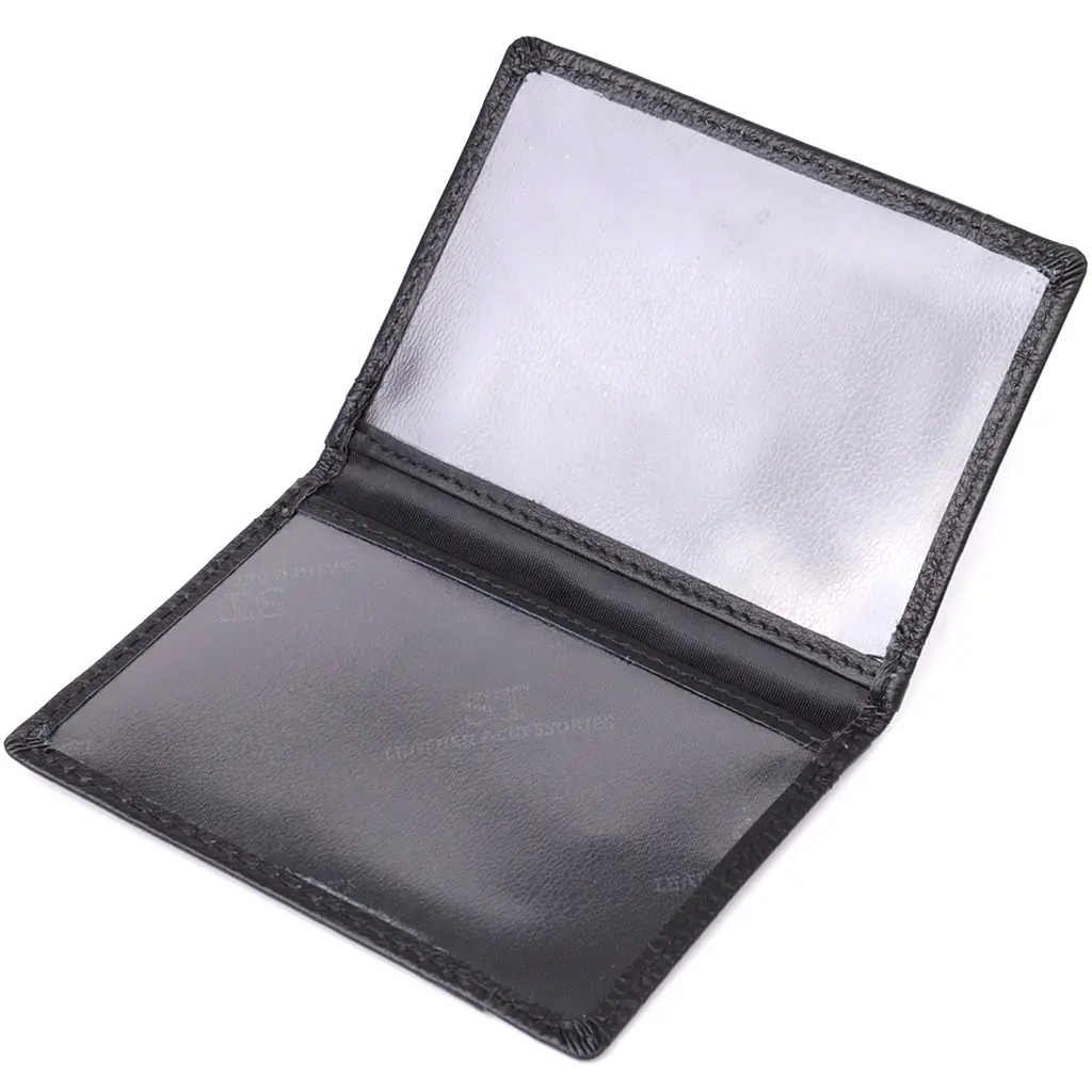 Чоловічий гаманець для карток з натуральної шкіри ST Leather 8х11х0.5 см acs0029622 - фото 5