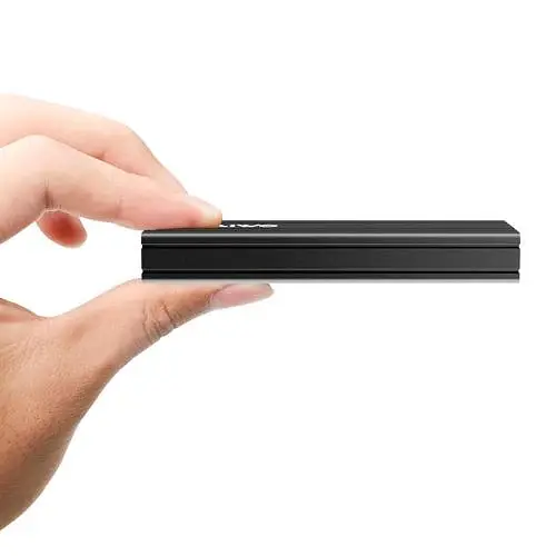 Кишеня зовнішня Maiwo, Black, M.2, Type-C 3.1 Gen2, 1xM.2 NVMe, формат 2230/2242/2260/2280, алюмінієвий корпус (K1686P) - фото 2