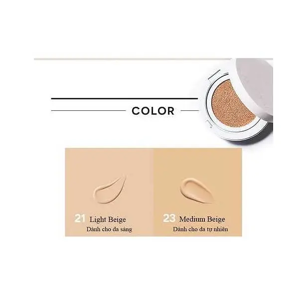 Тональний крем-кушон для стійкого макіяжу M Magic Cushion Cover Lasting SPF50+/PA+++ №21 Missha 15 мл - фото 3