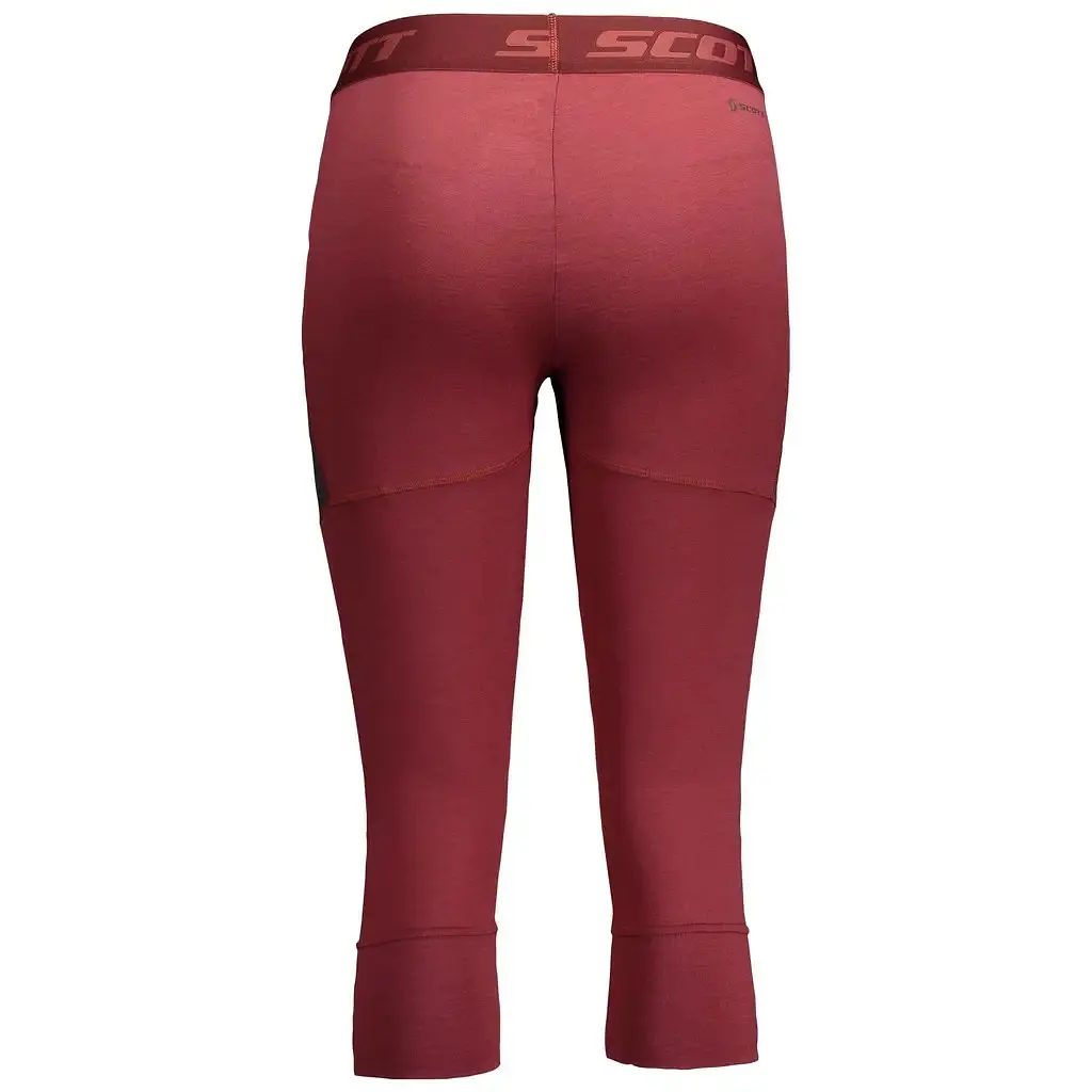 Термоштаны Scott W Defined Merino Red/Dark Grey S (1081-277794.7051.006) - фото 2