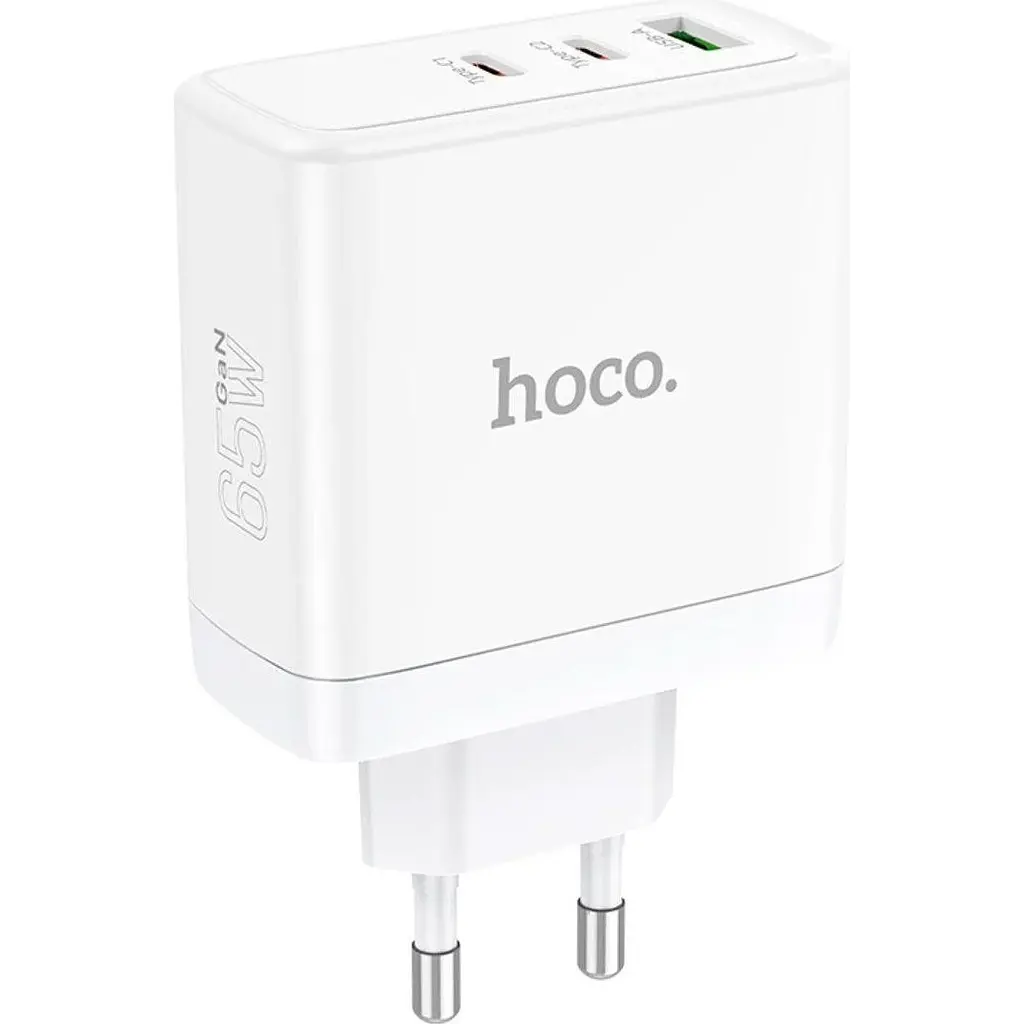 Сетевое зарядное устройство Hoco N30 Glory PD65W White (784155) [152091] - фото 5