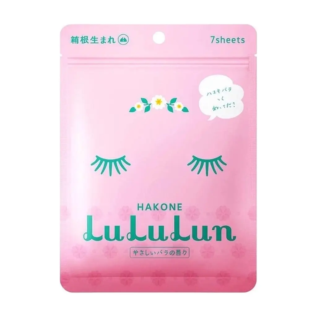 Маска для обличчя Lululun Premium Face Mask Hakone Rose 7 шт х 4 уп (4582305066302) - фото 2