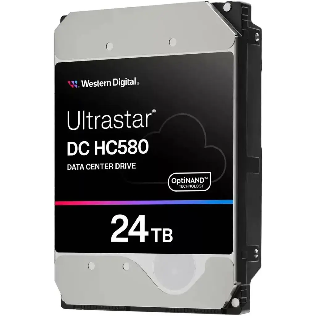 Жесткий диск 3.5" WD Ultrastar DC HC580 24TB SATA 512MB [WUH722424ALE6L4/0F62796] [141097] - фото 2