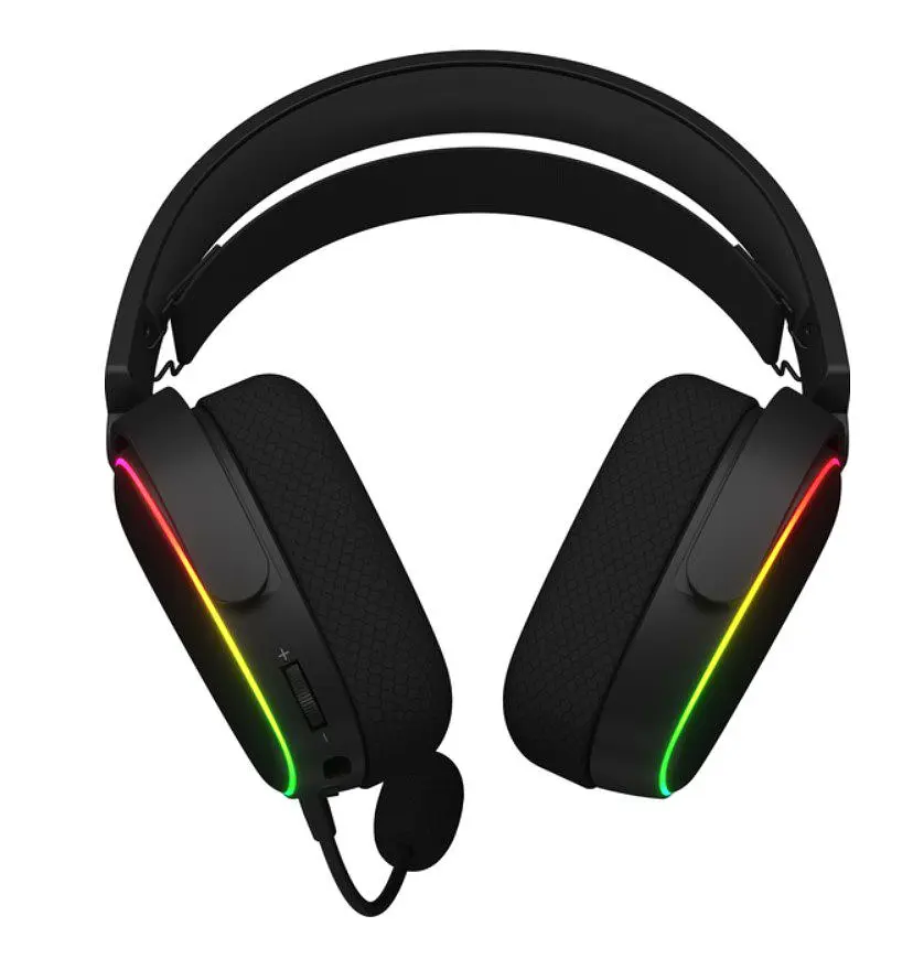 Игровые наушники Hator HTA-842B Phoenix 7.1 RGB + мышь Hator HTM-540B Stellar PRO Black - фото 4