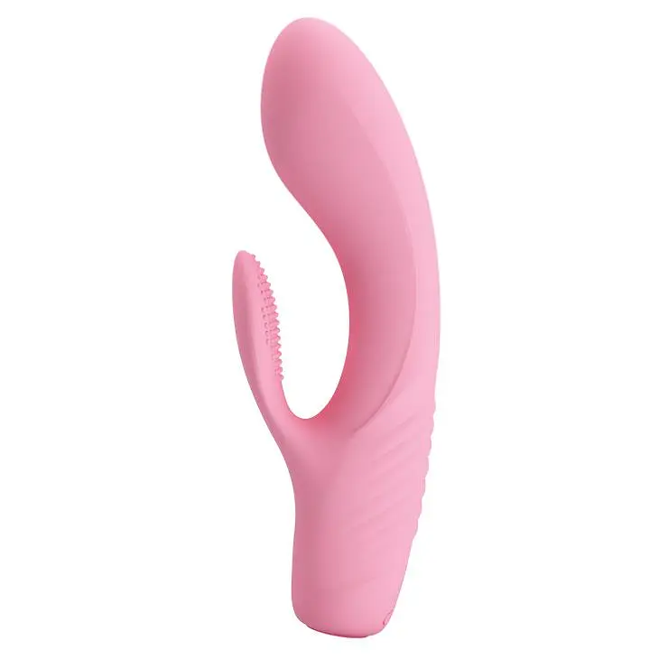 Вібратор-кролик Pretty Love Tim Vibrator Light 15.5 см рожевий - фото 4