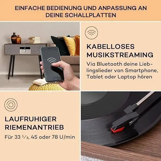 Проигрыватель винила Auna Julie Ann (10041389) - фото 4